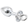 Generique Menottes + Plug en métal 6 x 2.7cm